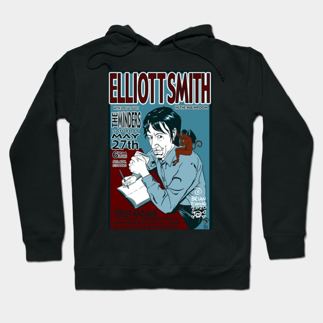 Elliot Smith Hoodie by TheTwinfine